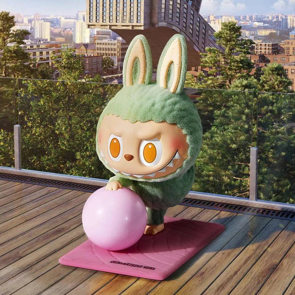 POP MART Figurine Labubu Yoga Zen en Boîte Surprise Collection Lazy Yoga The Monsters Édition Limitée by POP MART INTERNATIONAL GROUP LIMITED