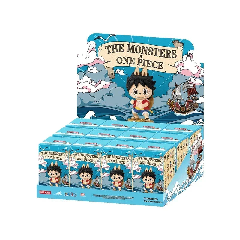 POP MART THE MONSTERS X One Piece Series Blind Box Toys Kawaii Anime Figure Surprise Mystery Box Dolls Girls Gift