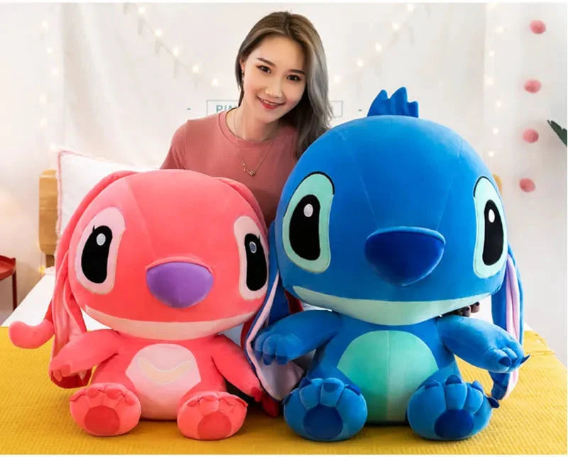 MINISO Peluche Géante Lilo et Stitch Couple 60 Cm Collection Ultra Douce Édition Limitée by Mon Labubu