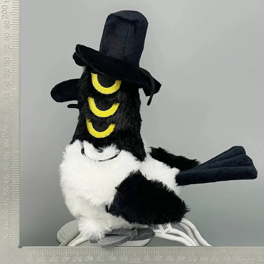 New Anime Kpop Demon Hunters Plush Cute Purple Tiger Black Hat Magpie Monster Hunting Girl Group Plush Toy for Fans Gifts