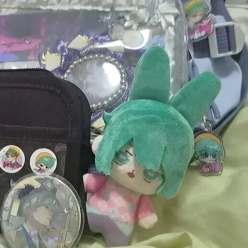 K-pop Demon Hunters Plush Keychain Doll Zoey Rumi Saja Boys K-pop Girl Group Keychain Students Backpack Hanging Pendant Fans Gift