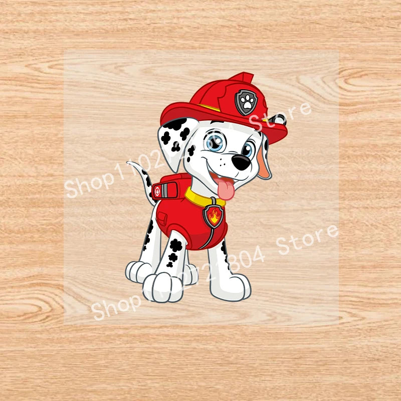 PAW Patrol Patchs Thermocollants Kawaii Transferts Chauds
