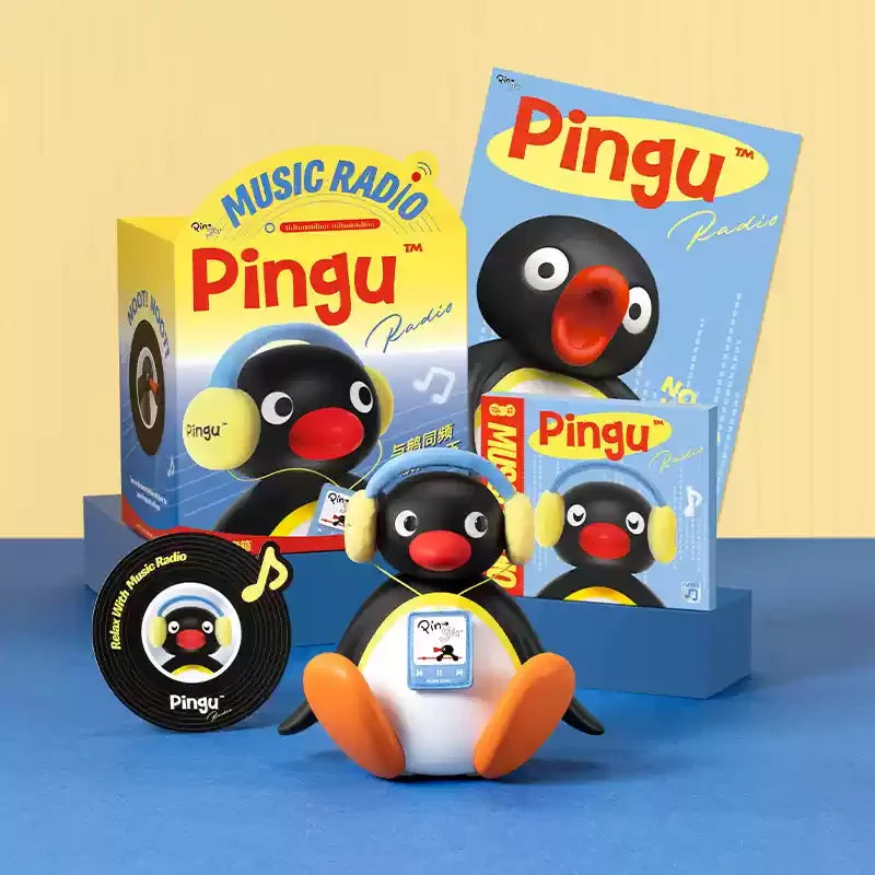 Herocross Haut-Parleur Bluetooth Pingu Peluche Magnétique Édition Limitée Collection Kawaii by POP MART INTERNATIONAL GROUP LIMITED