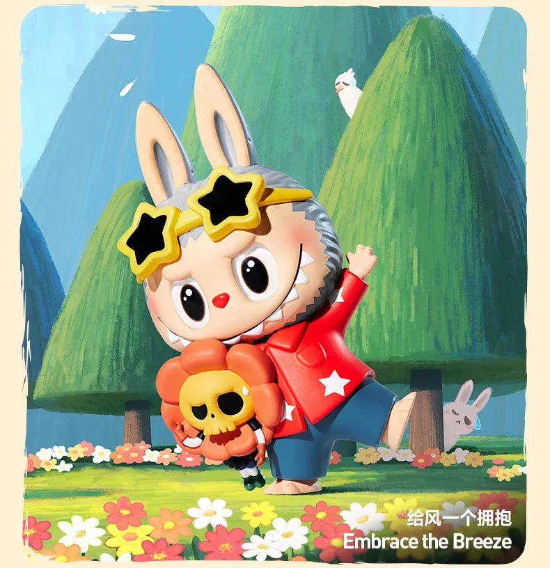 POP MART main dans la main série boîte aveugle jouets Kawaii Anime figurine Surprise boîte mystère poupées filles cadeau