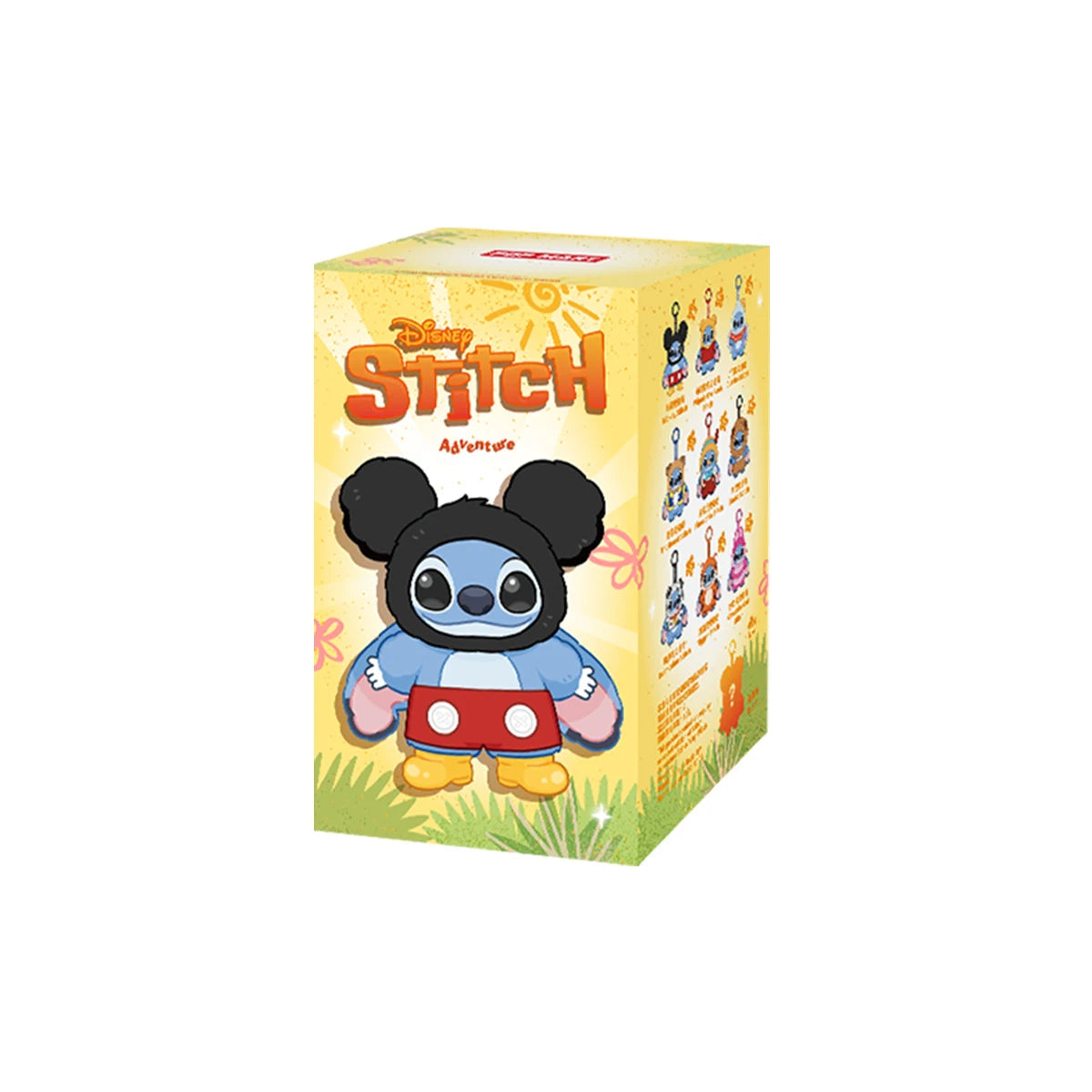 Pop Mart – Stitch Peluche Vinyle Pendentif Série Aventure