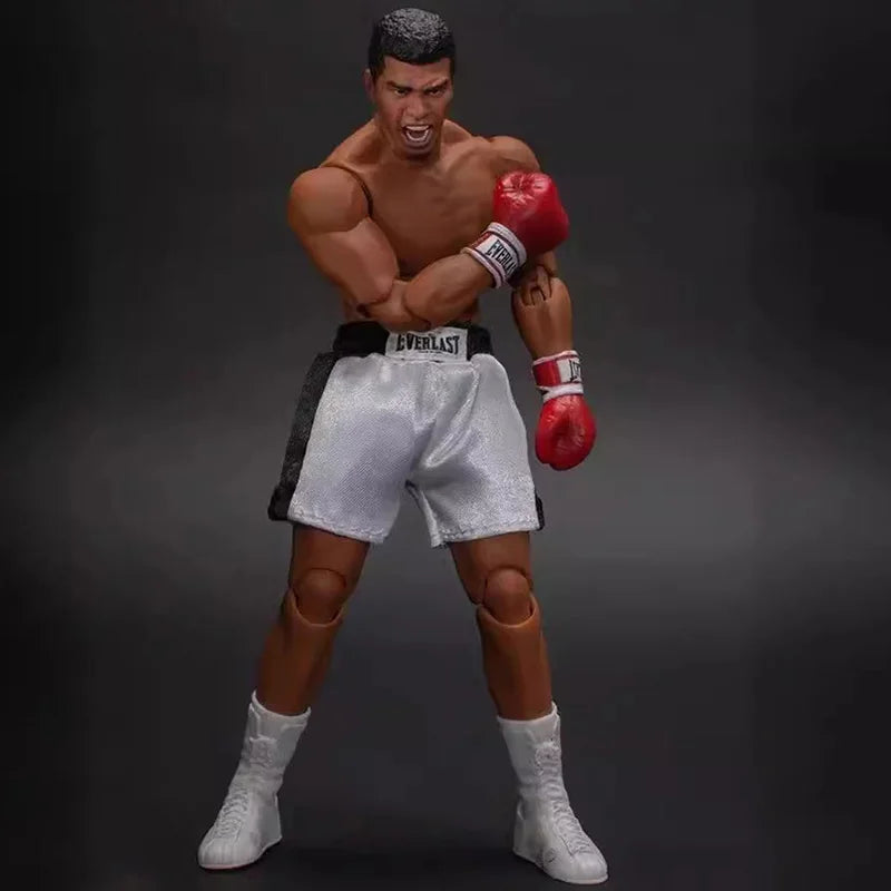 Boxer Champion Ali figurine ornements de bureau poupée 18 cm PVC Cassius Marcellus Clay Jr figurines Collection modèle mobile jouets