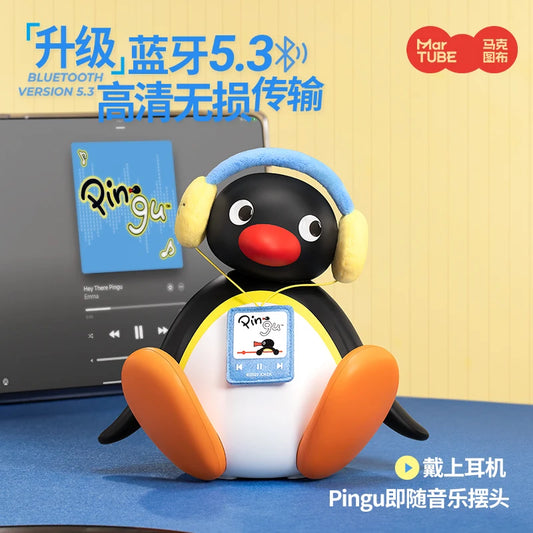 Herocross Haut-Parleur Bluetooth Pingu Peluche Magnétique Édition Limitée Collection Kawaii by POP MART INTERNATIONAL GROUP LIMITED