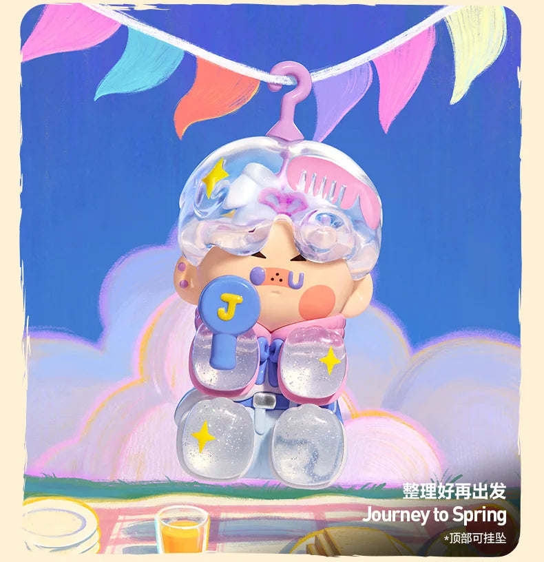 POP MART main dans la main série boîte aveugle jouets Kawaii Anime figurine Surprise boîte mystère poupées filles cadeau