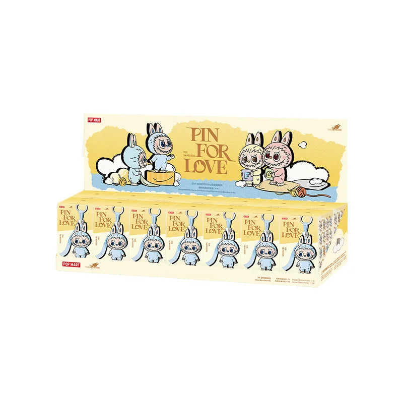 POPMART Pin Monstres Pour L'Amour Vinyle Boîte Mystère
