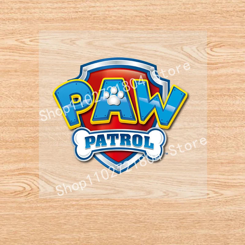 PAW Patrol-Autocollants de vêtements de dessin animé mignons, fer sur des patchs, autocollants de transfert de chaleur Anime Kawaii, cadeau de bricolage cool, fête de vacances