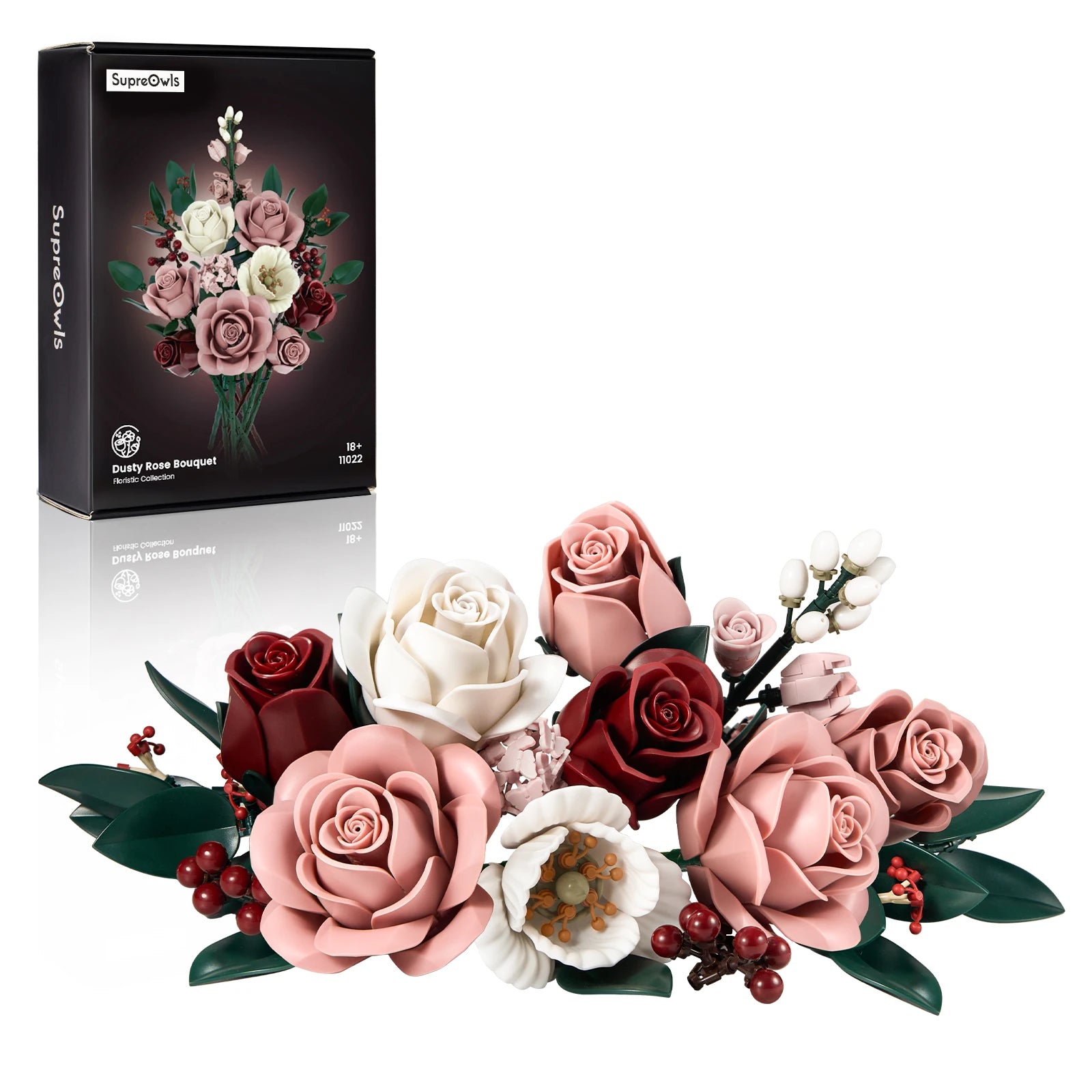 SupreOwls – Bouquet de Roses – Ensemble de Construction