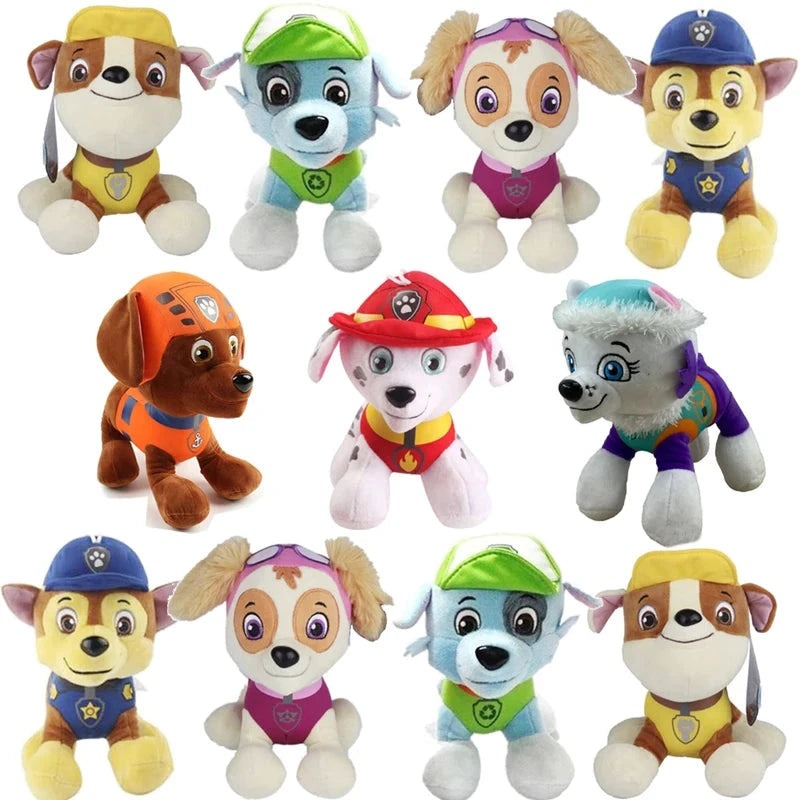 Paw Patrol Chase Welpen-Plüschtier, weich und seidig