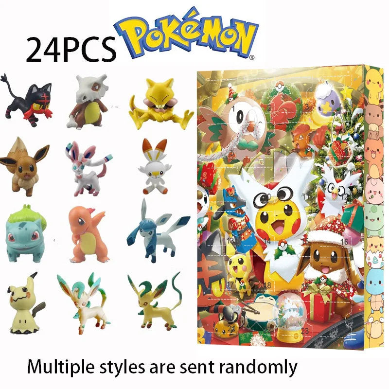 Bandai Calendrier Avent Pokémon 24 Pièces Figurines Pikachu Amis Édition Collector Limitée by Mon Labubu