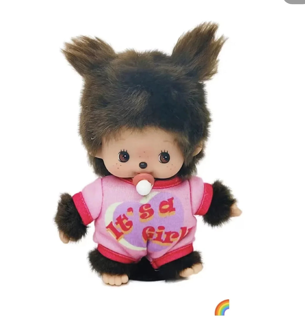 Bandai Monchhichi Baby Porte-Clés Peluche Édition Limitée Garçon Et Fille Collection by Bandai