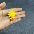 Simpsons Figurines PVC Bart Maggie Lisa Marge Gâteau D'Anniversaire