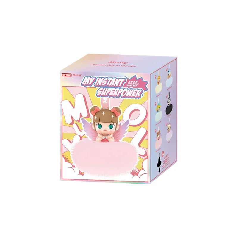 POPMART MOLLY MEINE SOFORTIGE SUPERKRAFT Serie Blindparfümbox Überraschungsbox Spielzeug Niedliche Puppe Anime Figur Ornamente Sammlergeschenk