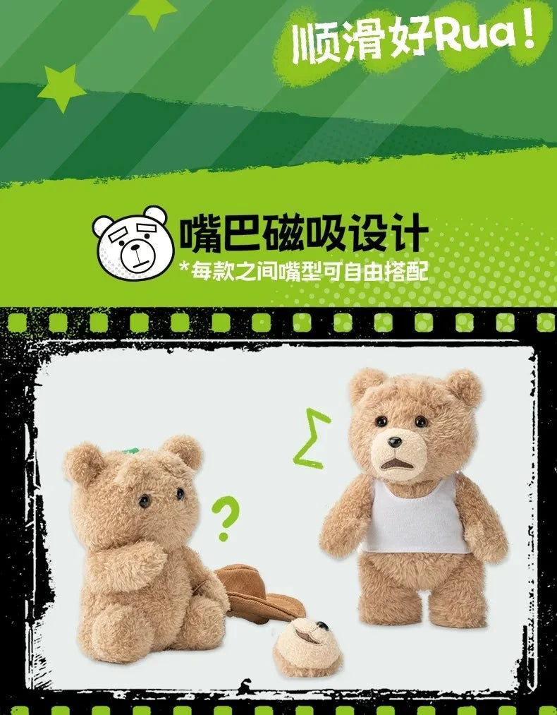 MINISO Peluche Ted2 Édition Boîte Mystère Velours Édition Limitée Pour Collectionneurs by Mon Labubu