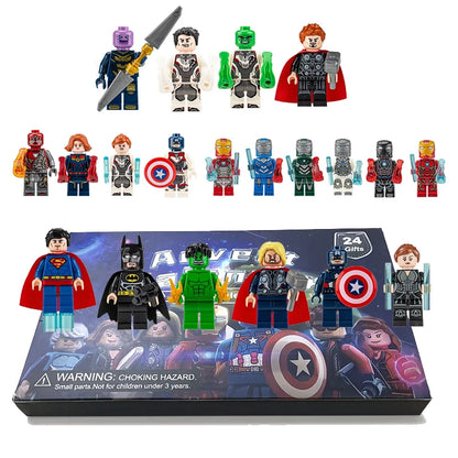 Marvel Disney Calendrier De L Avent 24 Figurines Super Héros Édition Noël Exclusif by Mon Labubu