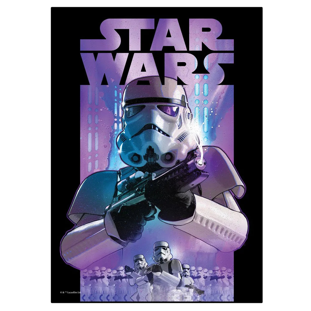 MINISO Poster Star Wars – Toile HD Dark Vador & Yoda, Sans Cadre