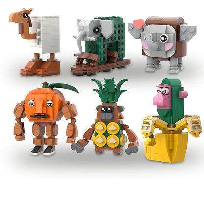 MOC – Italian brain bricks, Tung Tung Sahur figurines, Tralalero Tralala building blocks, toys for boys, birthday gifts