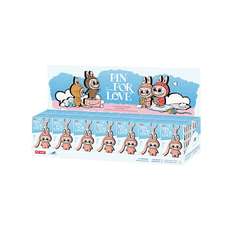 POPMART Pin Monstres Pour L'Amour Vinyle Boîte Mystère