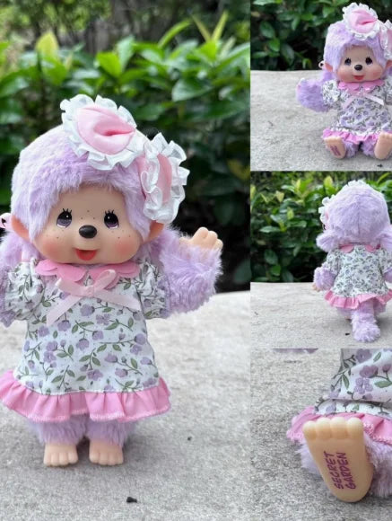 Porte-clés Monchhichi Secret Garden – Poupée Kawaii en Peluche