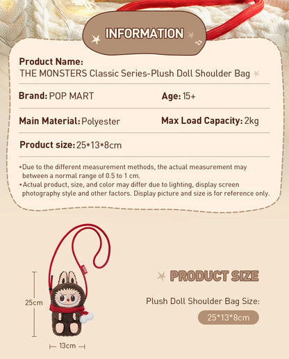 POP MART – Labubu The Monsters Plush Bag – Classic Edition