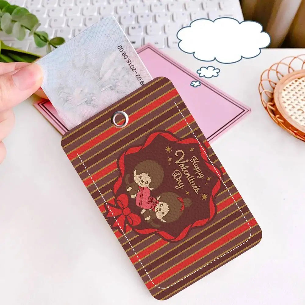 Monchhichi Porte-cartes avec Porte-clés