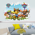 Paw Patrol Wall Stickers for Home Decoration, Cute Decals, Anime Skye Chase, Decorated Graffiti, Birthday Gifts for Boys and Girls