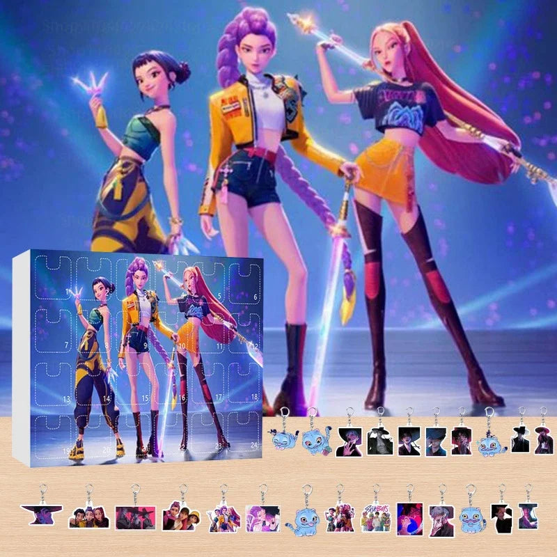 Demon Hunters Calendrier de l'Avent Acrylique Limitée by Mon Labubu