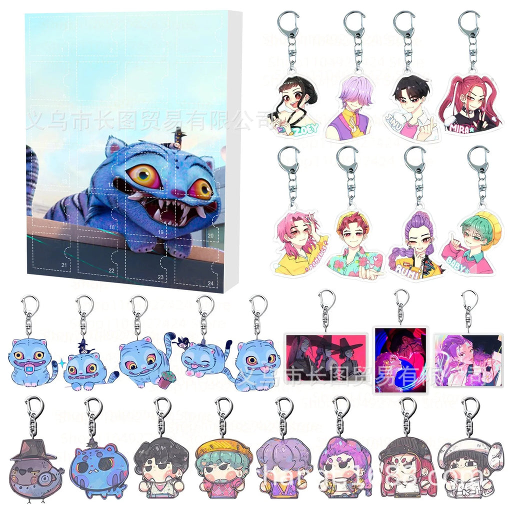 Demon Hunters Calendrier de l'Avent Acrylique Limitée by Mon Labubu