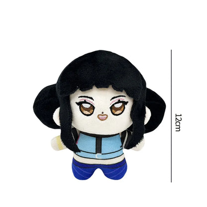 K-pop Demon Hunters Plush Keychain Doll Zoey Rumi Saja Boys K-pop Girl Group Keychain Students Backpack Hanging Pendant Fans Gift