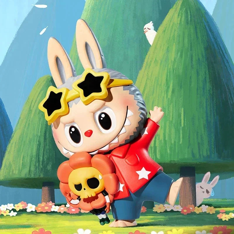 Pop Mart Figur Hand in Hand Blindbox PVC Kawaii