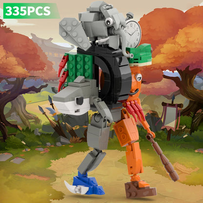 MOC – Italian brain bricks, Tung Tung Sahur figurines, Tralalero Tralala building blocks, toys for boys, birthday gifts