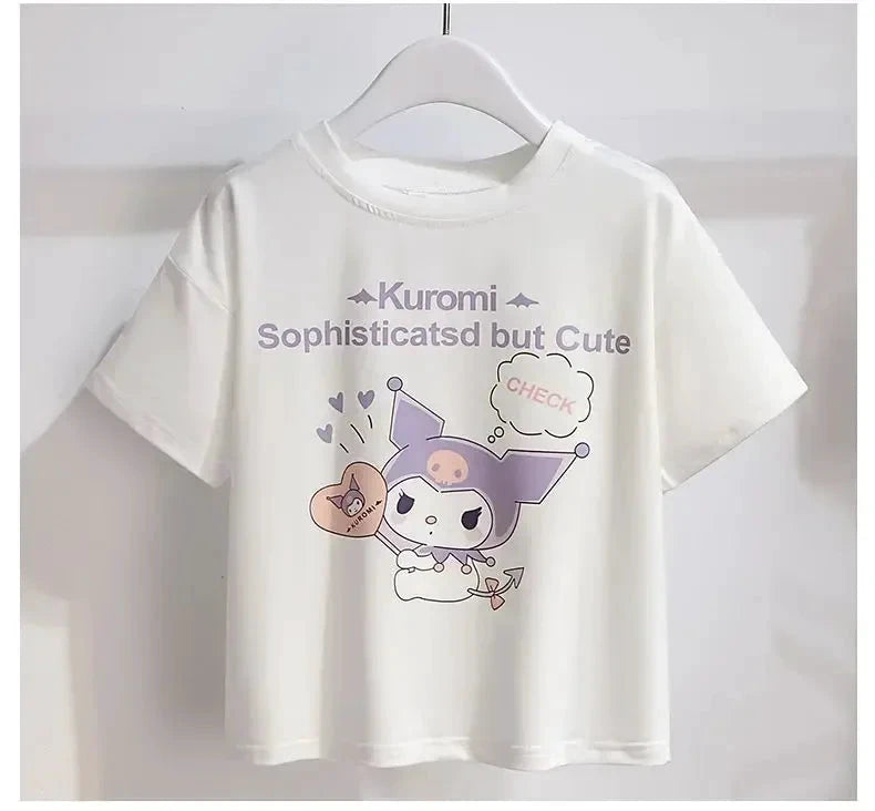 Kuromi – T-Shirt- und Rock-Set