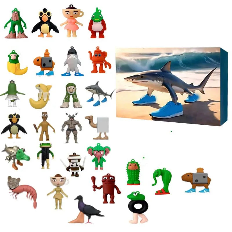 Brainrot Calendrier Avent Tralala PVC Édition Limitée by Mon Labubu