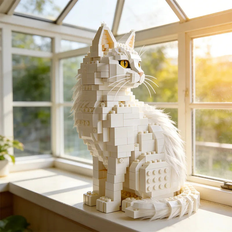 Mon Bubu Kawaii – Chat Maine Coon – Kit de Construction ABS