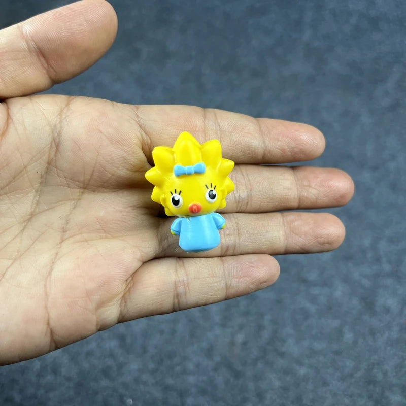 Simpsons Bart, Maggie, Lisa, Marge – Figuren und Dekoration für Geburtstagstorten, PVC-Anime-Figuren, Kinderspielzeug