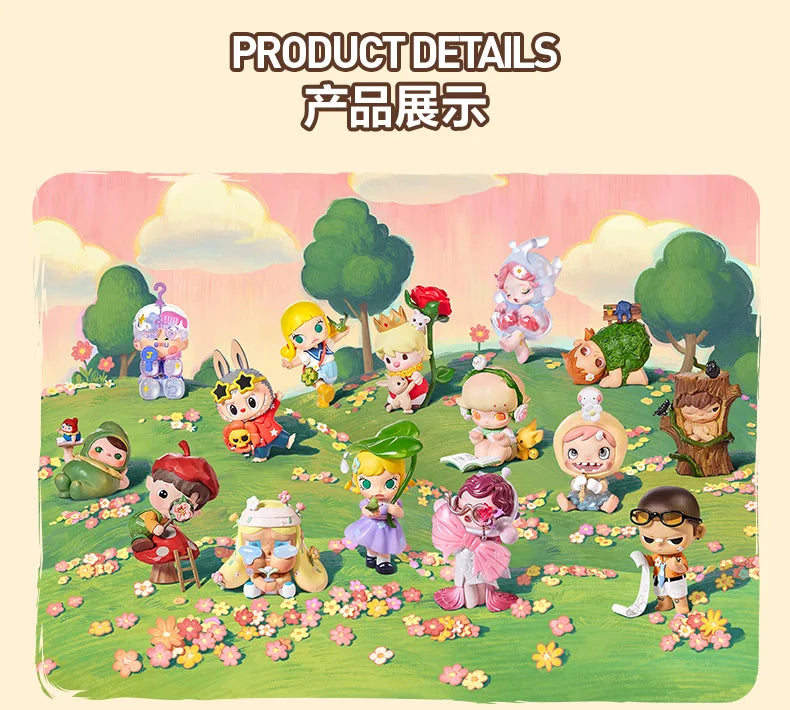 POP MART main dans la main série boîte aveugle jouets Kawaii Anime figurine Surprise boîte mystère poupées filles cadeau