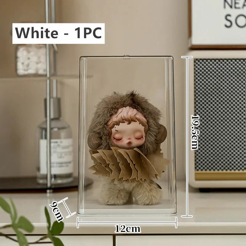 Staubdichte, transparente Acryl-Vitrine