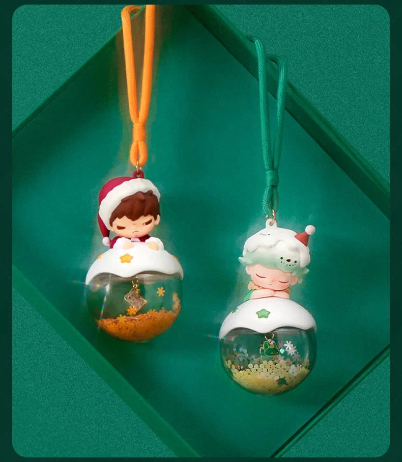 Pop Mart Apple Of My Eye Light-Up Christmas Decoration with Deep Red Ribbon