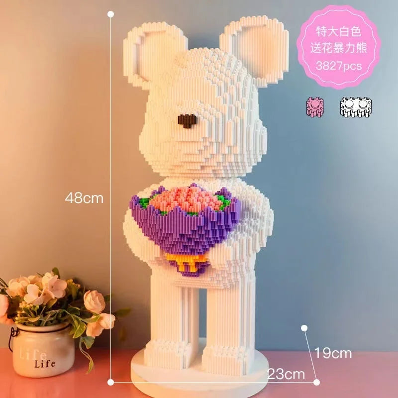 Bearbrick Teddy Géant En Briques Design Édition Limité by Mon Labubu