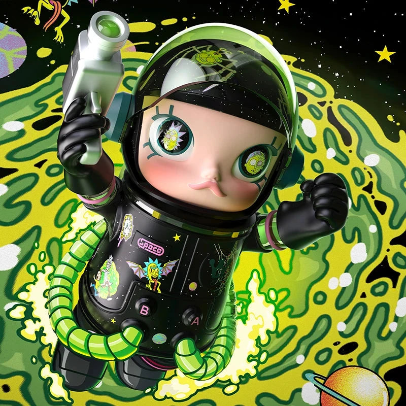 POP MART MEGA SPACE MOLLY 400% Rick and Morty – Figurine PVC