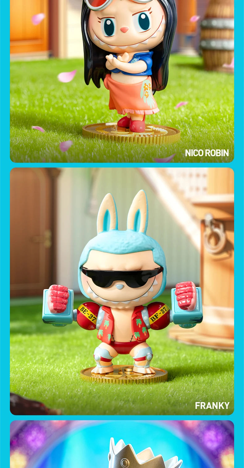 POP MART THE MONSTERS X One Piece Series Blind Box Toys Kawaii Anime Figure Surprise Mystery Box Dolls Girls Gift