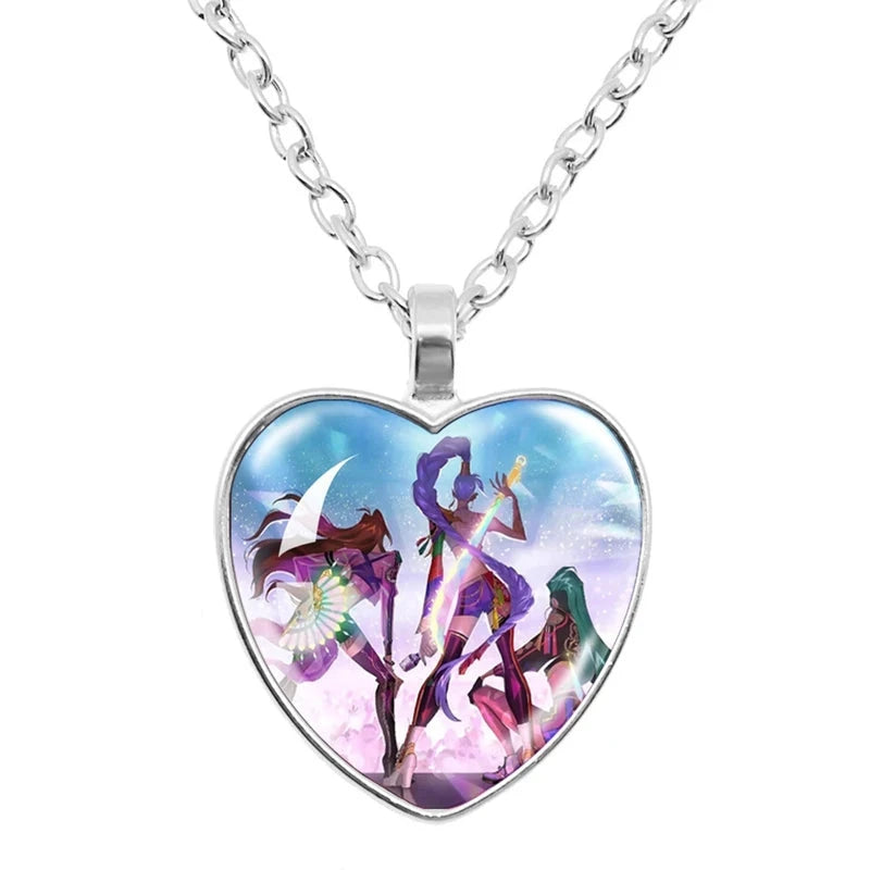 Heart pendant necklace – Kpop Demon Hunters