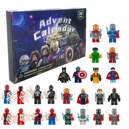 Marvel Disney Calendrier De L Avent 24 Figurines Super Héros Édition Noël Exclusif by Mon Labubu