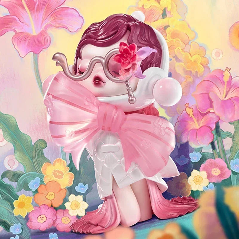 POP MART main dans la main série boîte aveugle jouets Kawaii Anime figurine Surprise boîte mystère poupées filles cadeau