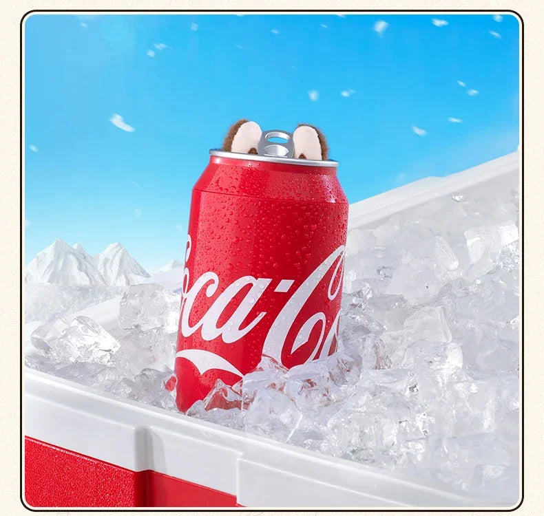 POP MART - Labubu Coca Cola Plüsch-Schlüsselanhänger Blindbox (Ihre Wahl oder zufällig)