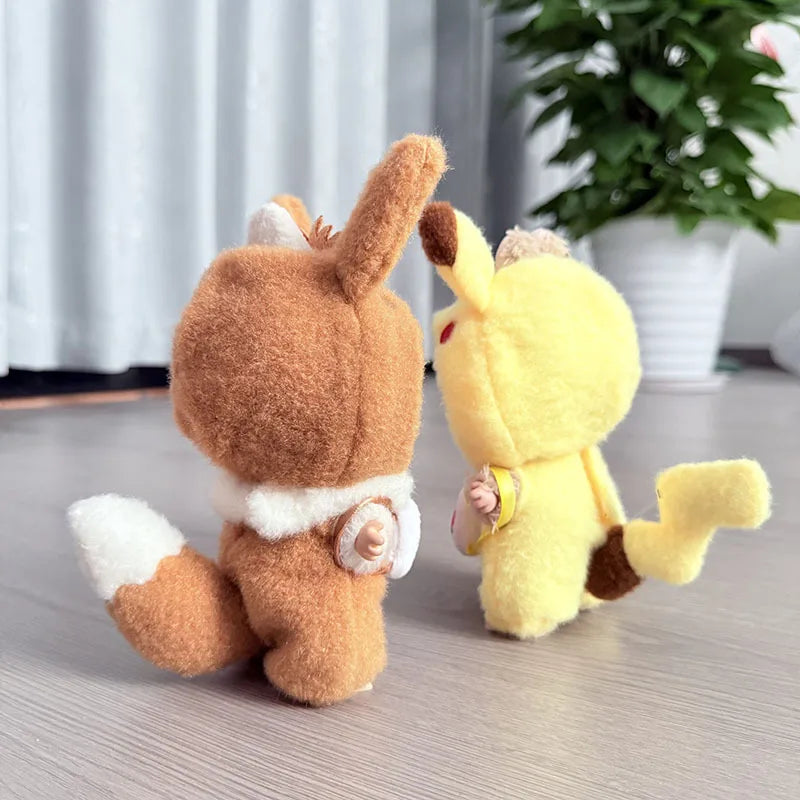 Labubu Ensemble Costume Quatre Styles Pikachu Échelle 1 sur 12