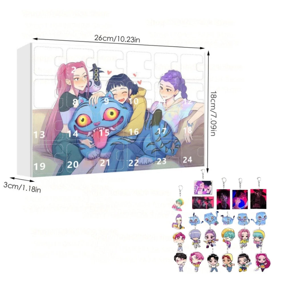 Demon Hunters Calendrier de l'Avent Acrylique Limitée by Mon Labubu